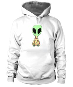 Alien Eat Pizza Hoodie