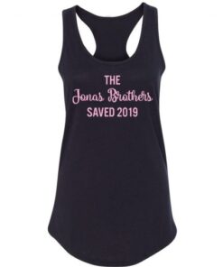 The Jonas Brothers Saved 2019 Racer Tank-top