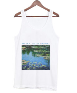 Claude Monet Painting Water Lilies Tank Top (OM)