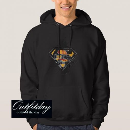 Superman Stylized Hoodie