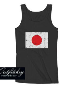 Vintage Japan Flag Women Tank Top