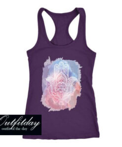 Watercolor Hamsa Tank Top