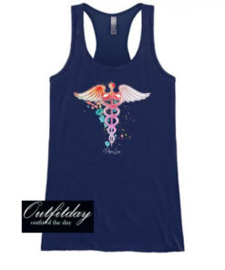 Watercolor Nurse Tank Top