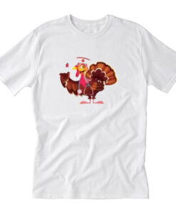 Funny Turkey Nurse Thanksgiving T-Shirt PU27