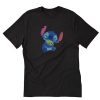 Baby Stitch Hug Baby Yoda T-Shirt PU27