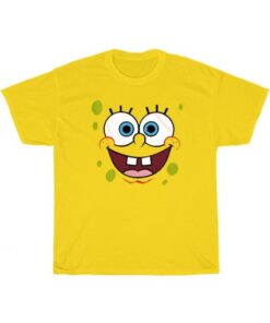 Funny Spongebob Squarepants Face T-Shirt ZA